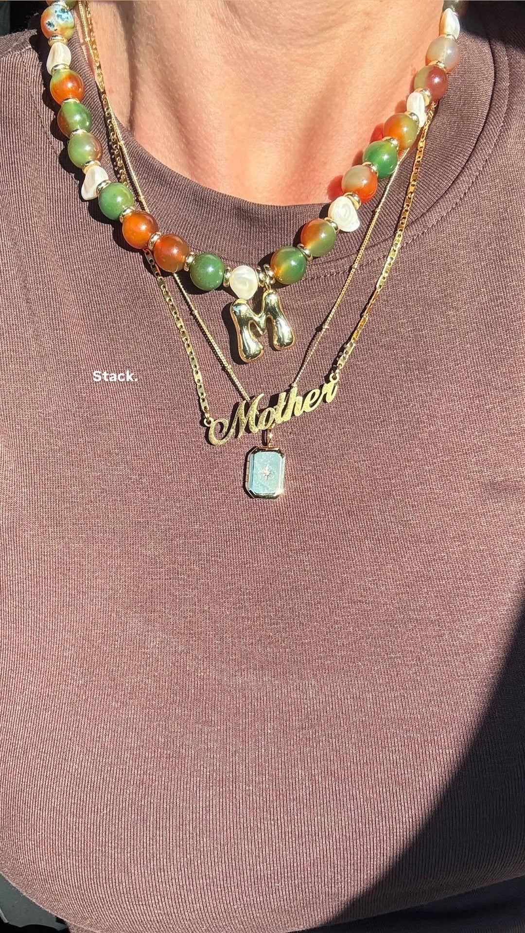 mother necklace.
