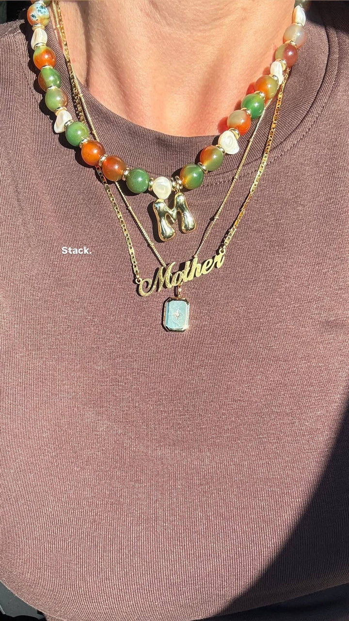 mother necklace.