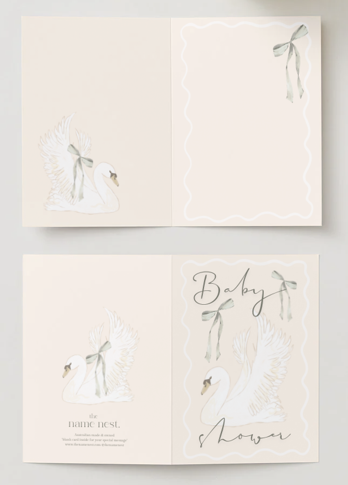 baby shower card.