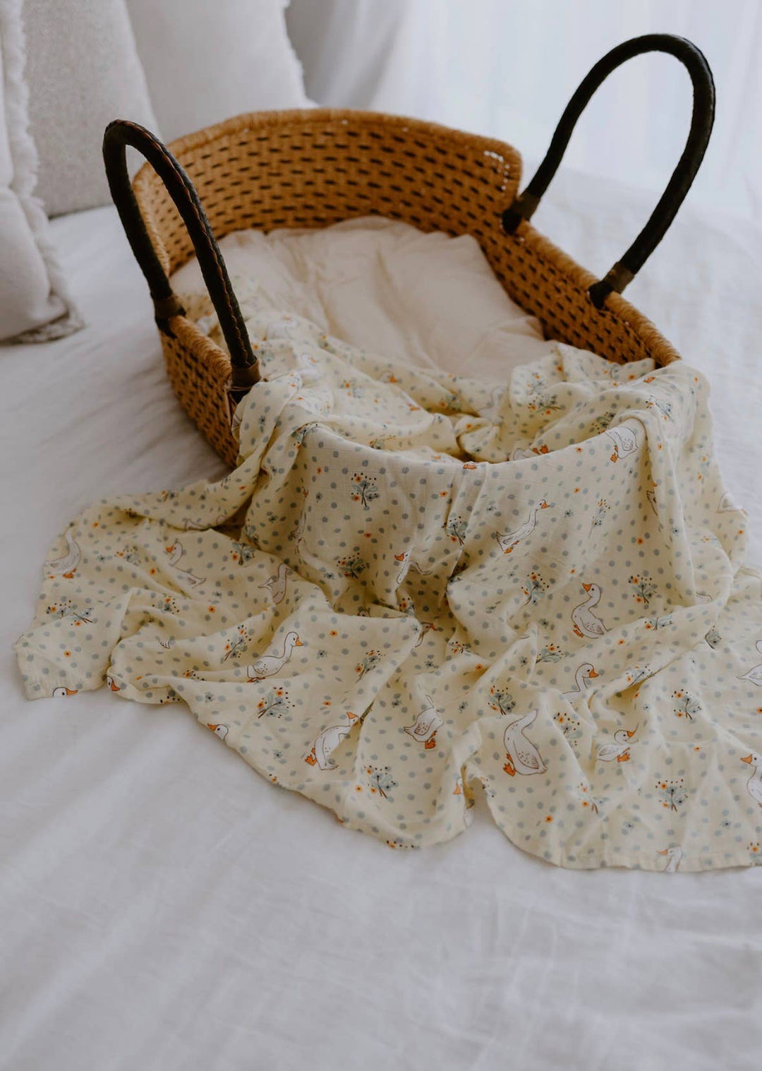 swaddle. french geese.