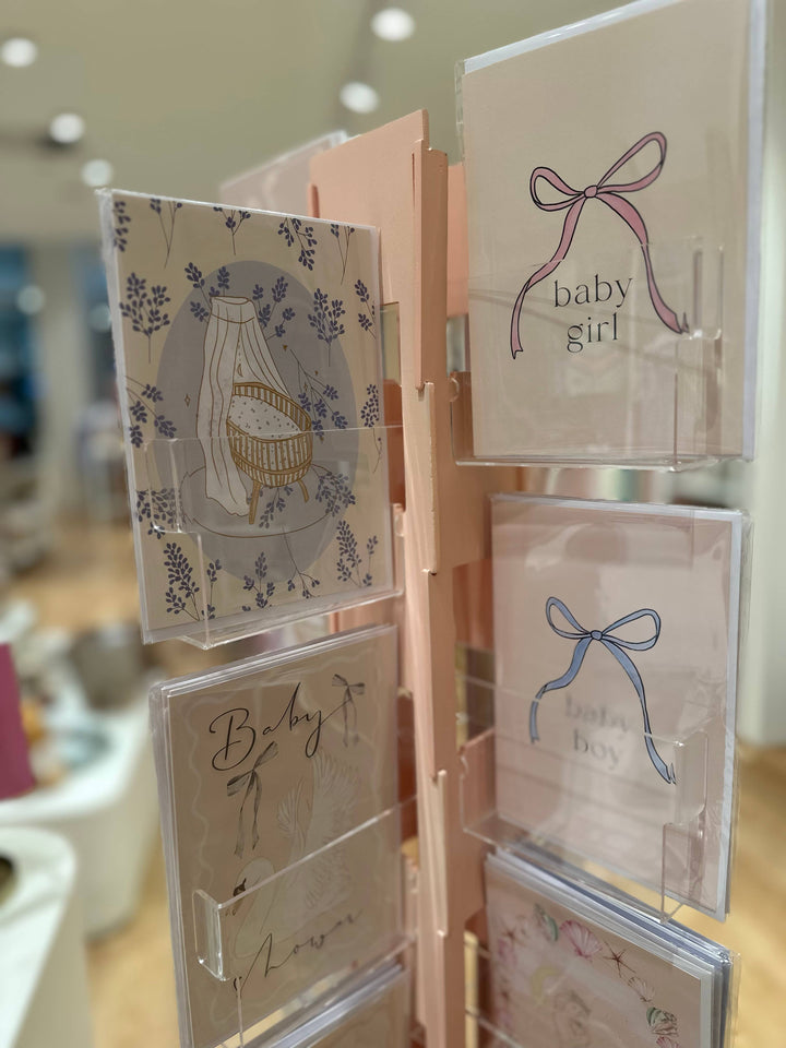 baby girl card.