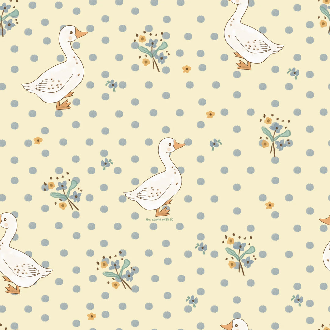 swaddle. french geese.