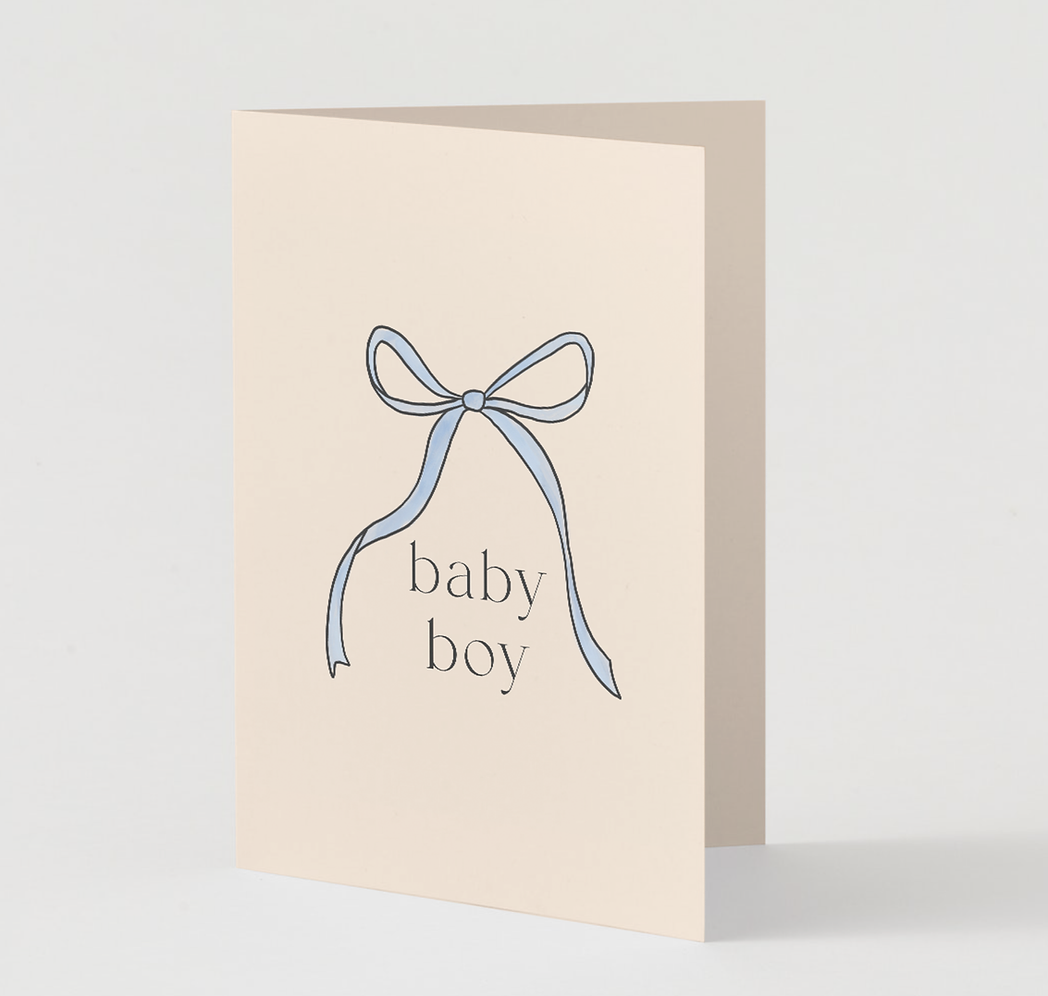 baby boy card.