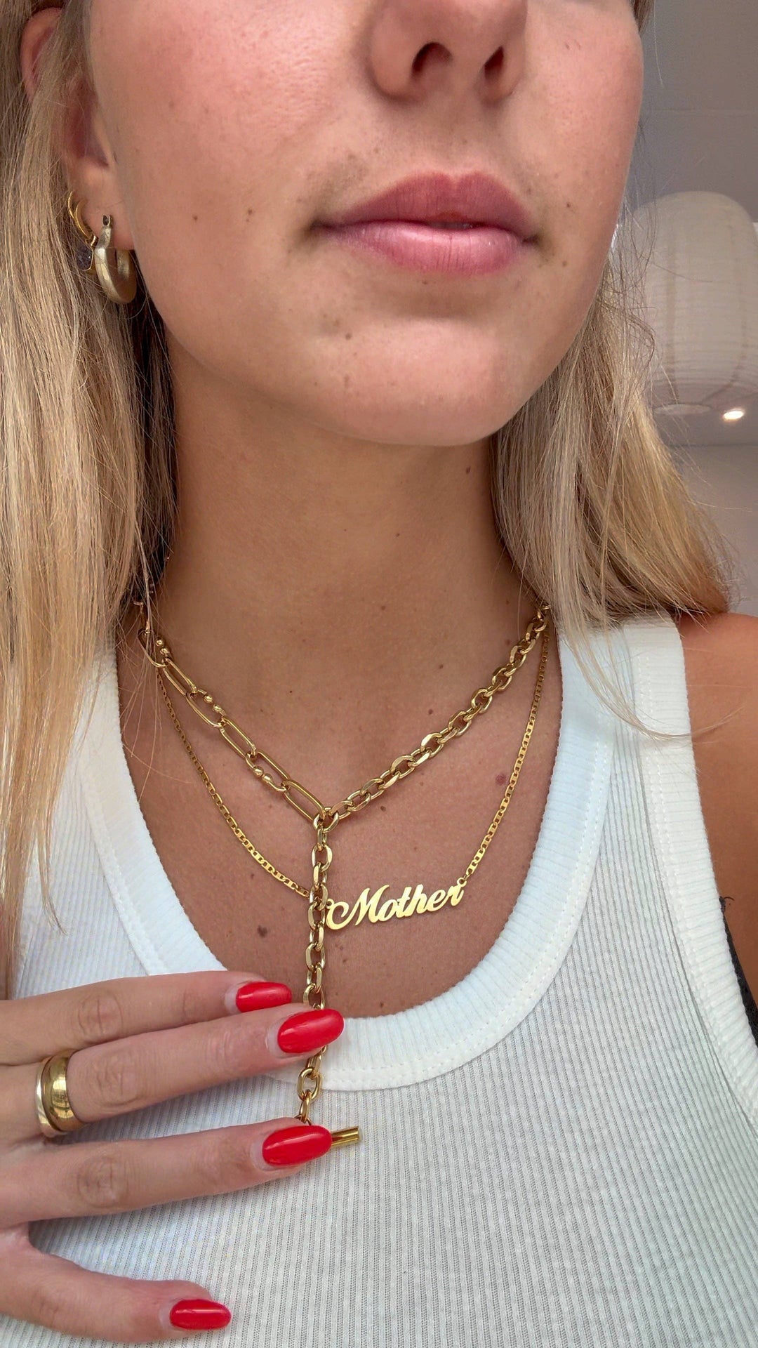 mother necklace.