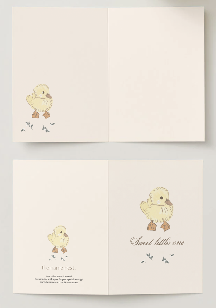 sweet little one card.