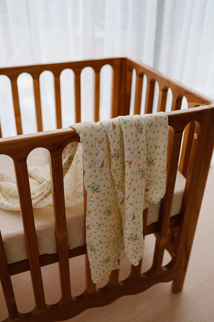 swaddle. french geese.