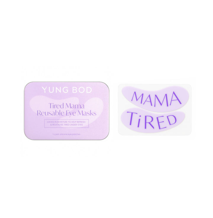 tired mama reusable silicone eye masks.