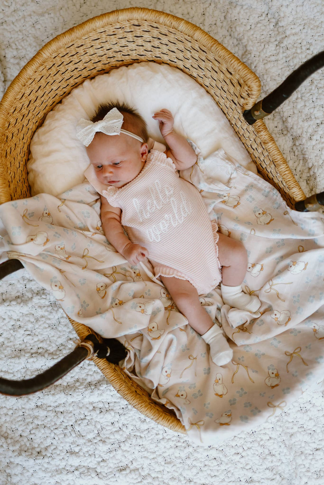 swaddle. daisy duckling.